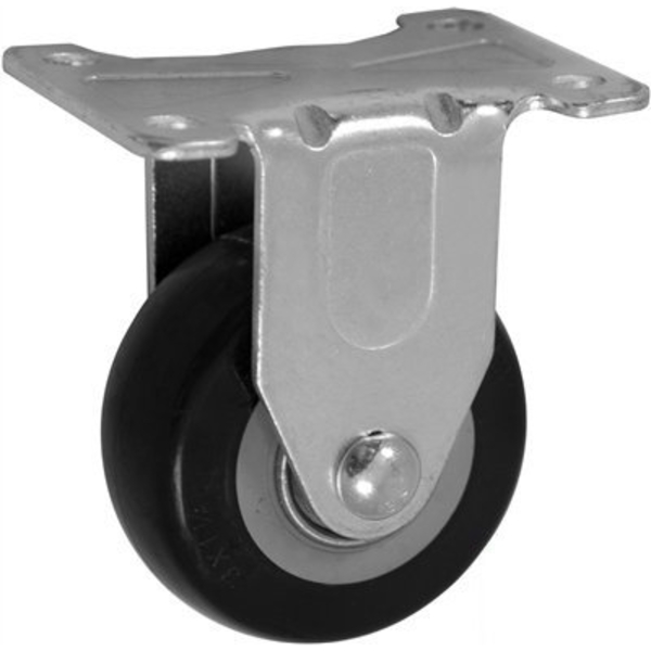 Casterhq 3"x1.25" Polyurethane ON POLYOLEFIN Wheel, Rigid Caster, Light/Med LDPPR3X125